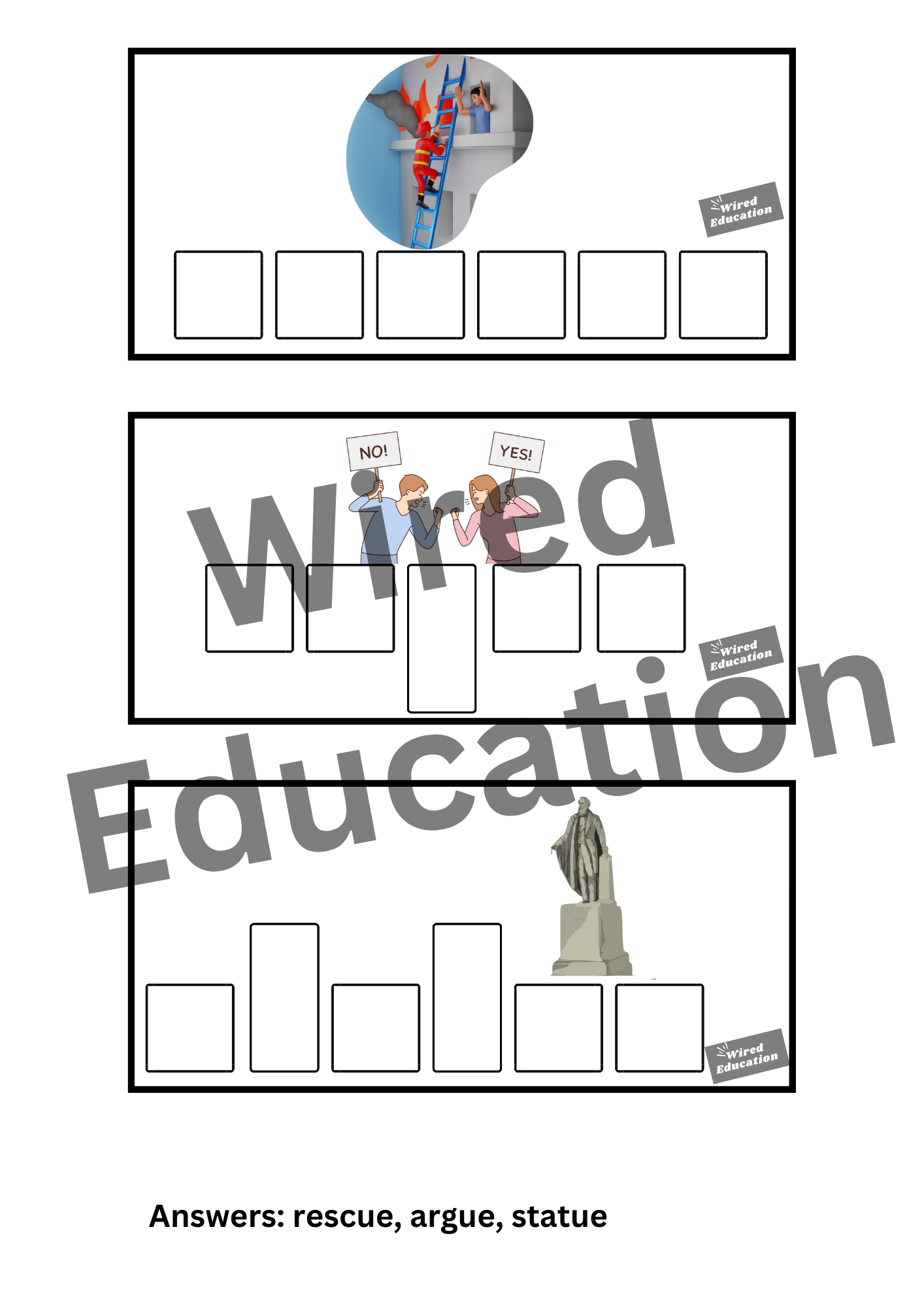 ue spelling with sounds