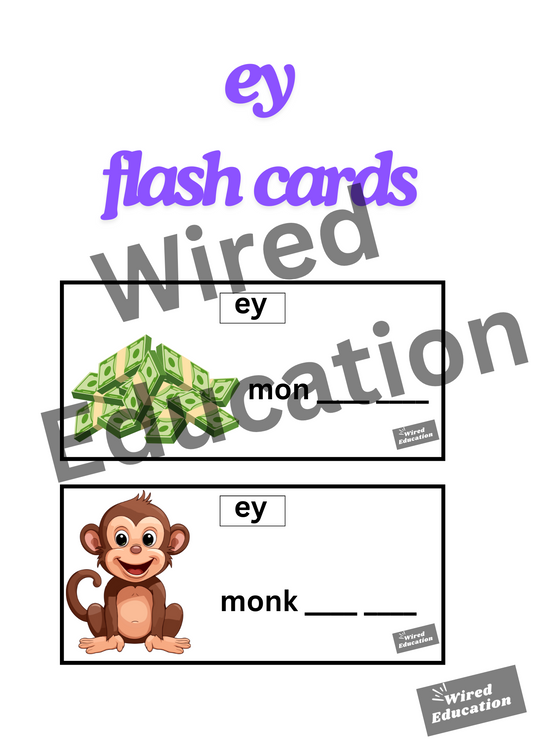ey flash cards (ey sound only)