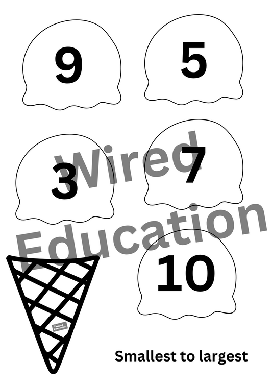 Number Ordering to 10