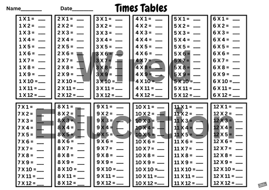 Times tables