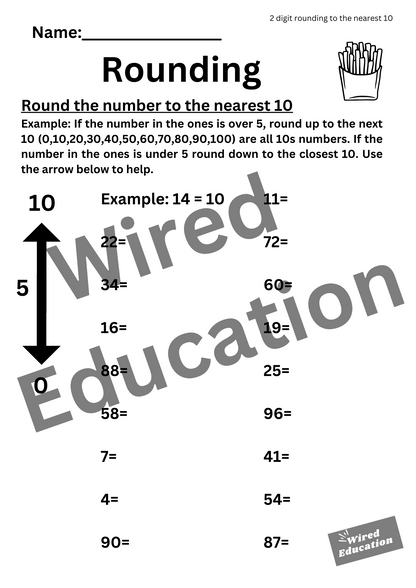 Rounding to the nearest 10 (2 digits)
