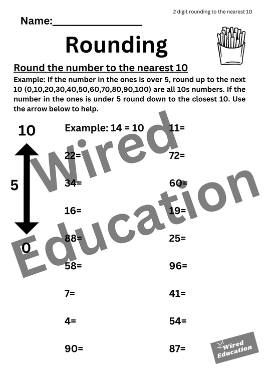 Rounding to the nearest 10 (2 digits)