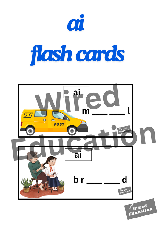 ai flash cards (ai sound only)