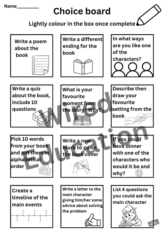 Choice Board 1