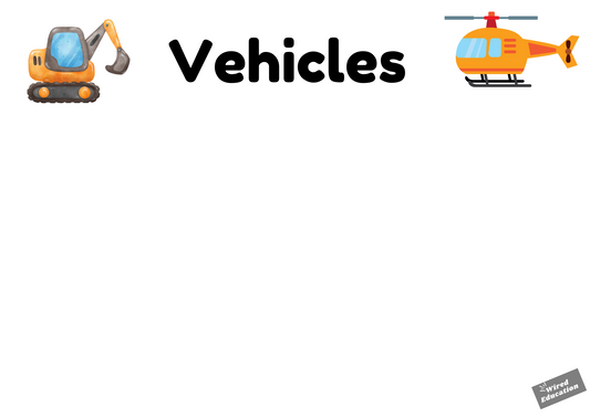Maori vehicle words with pictures