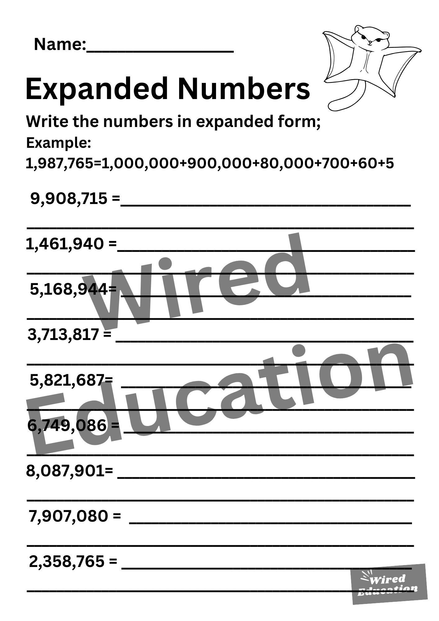 Expanded Form (millions)