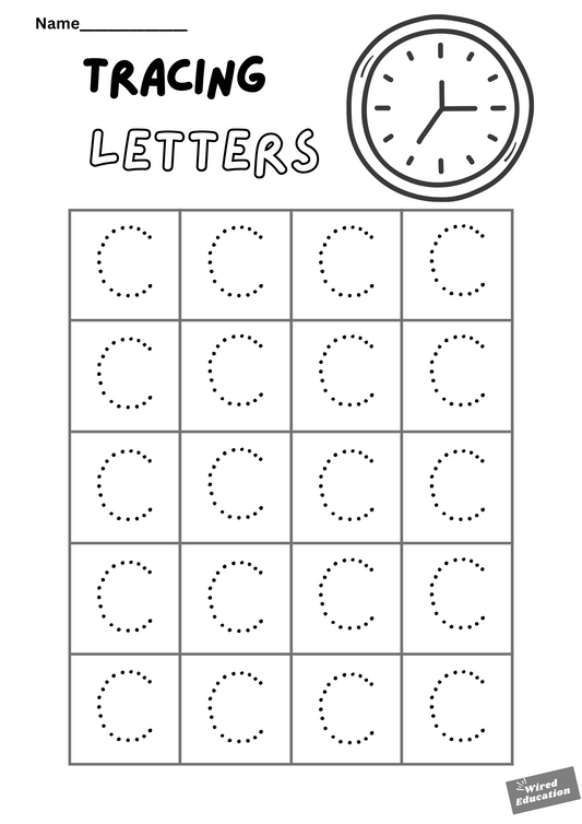 Letter tracing c
