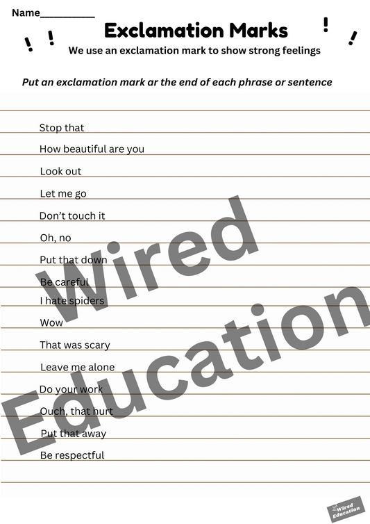 Exclamation Marks