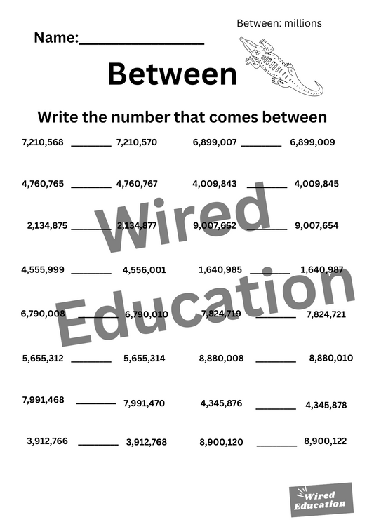 Between Millions