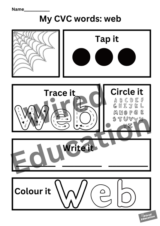 My CVC words - web