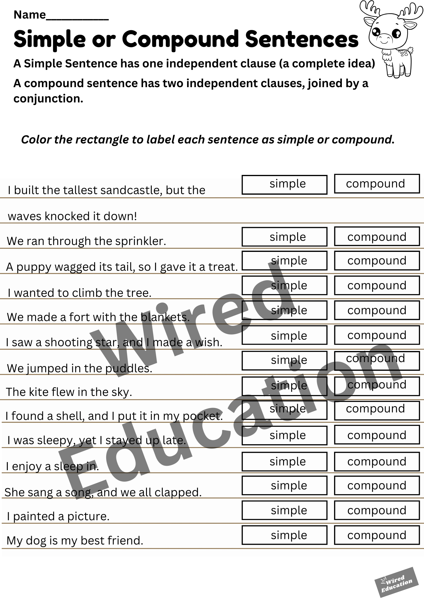 Simple or Compound Sentence