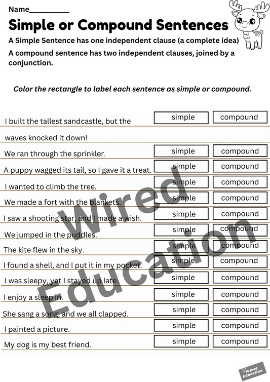 Simple or Compound Sentence