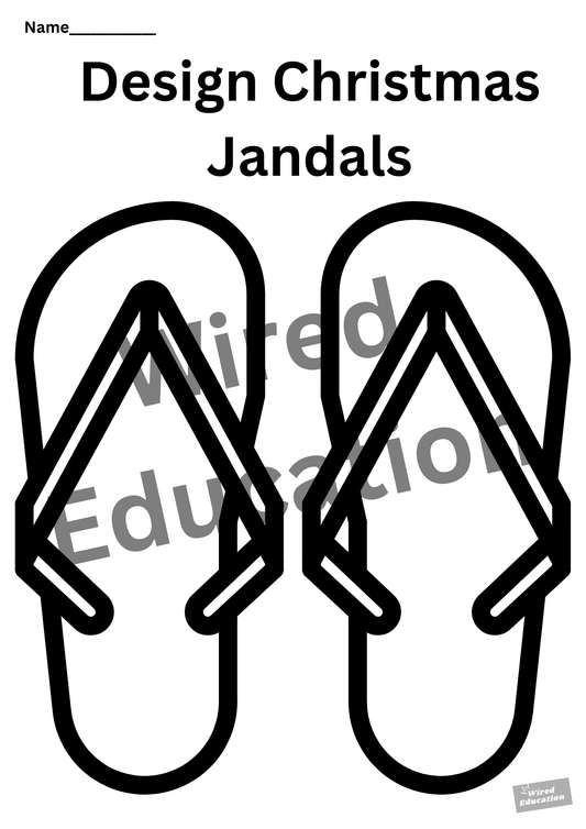 Design Christmas Jandals