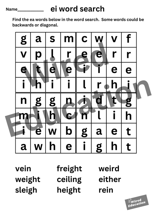 ei word search