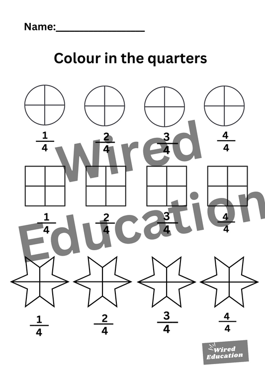 Colour in the quarters