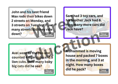 Simple addition Word problems