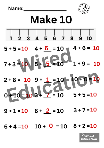 Addition Make 10