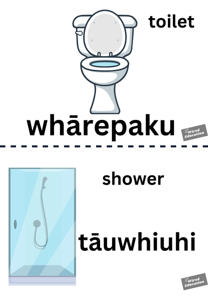 Maori words for house hold items