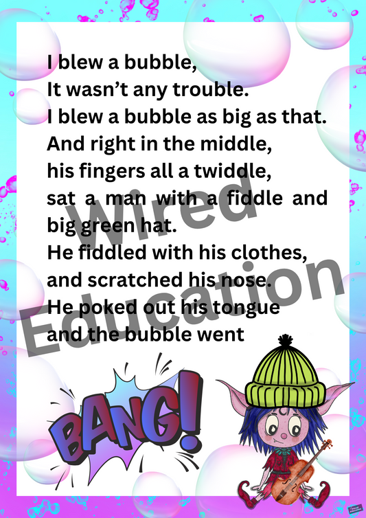 Poem: I blew a bubble