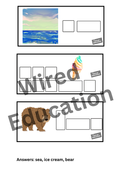 Diphthong Flash Cards