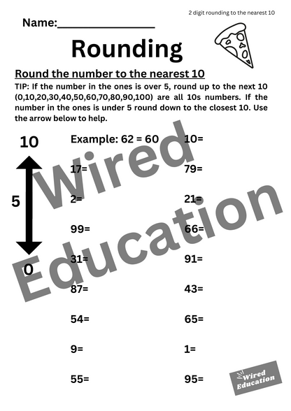 Rounding to the nearest 10 (2 digits)