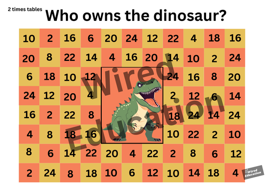 Who owns the dinosaur?