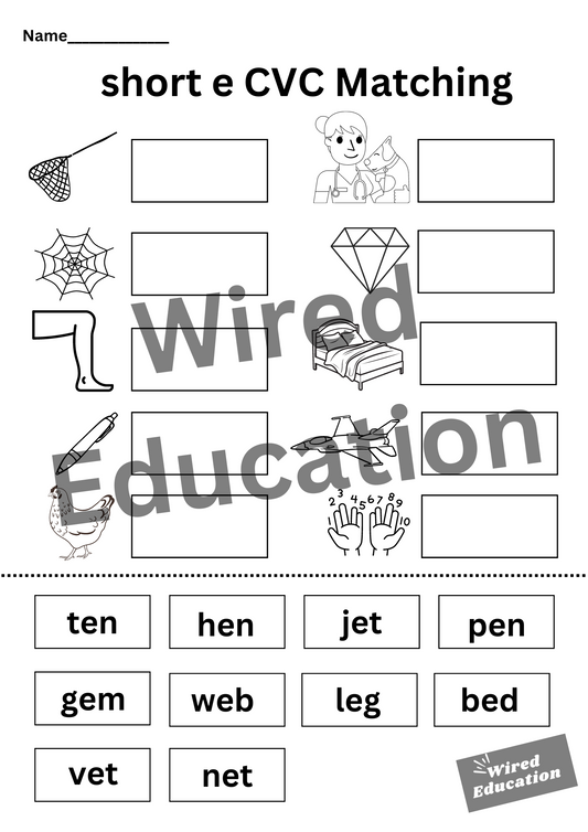 CVC e matching activity