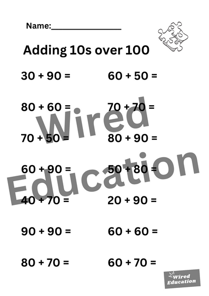 Adding 10s over 100