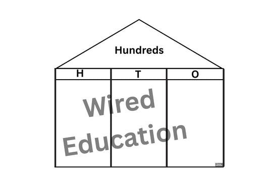Place value houses H/T/O