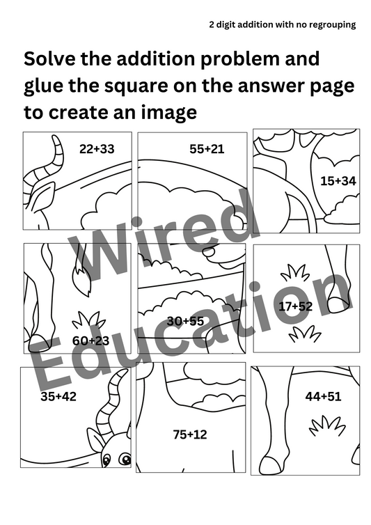 Antelope Addition Puzzle