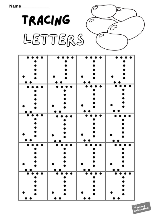 Letter tracing J