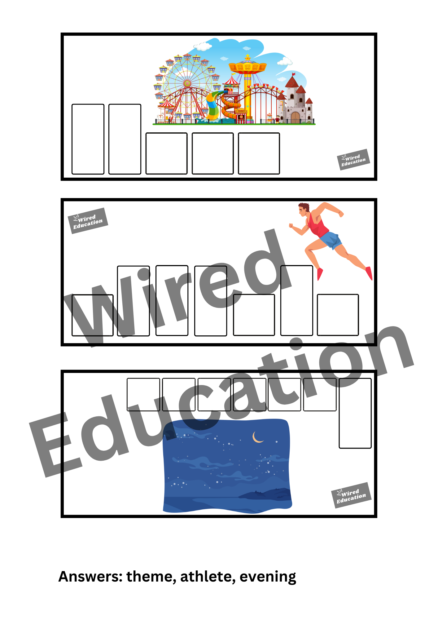 Diphthong Flash Cards