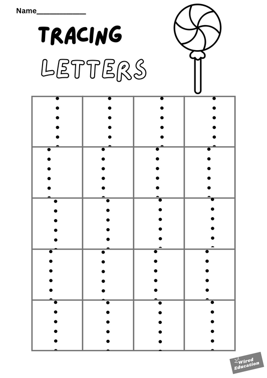 Letter tracing l