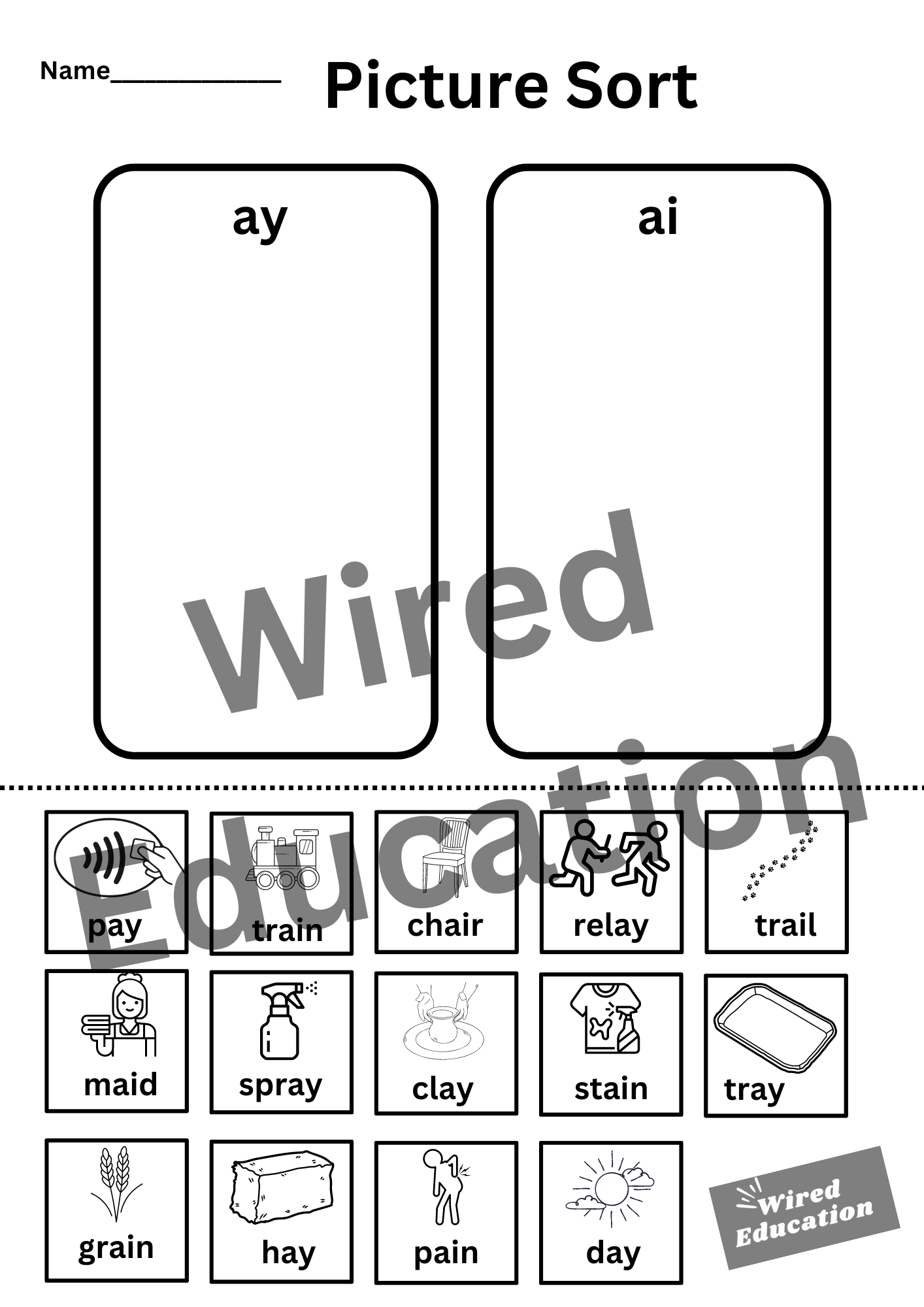 ay/ai picture sort