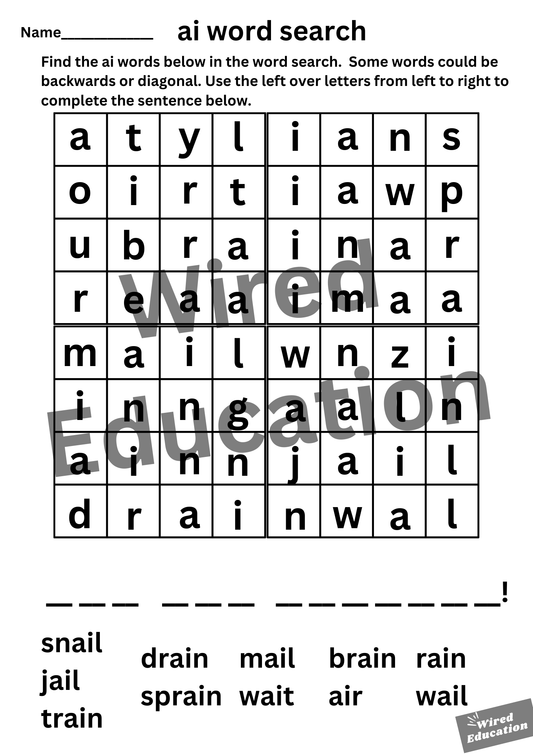 ai word search