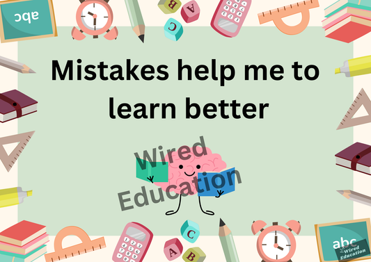 Mistakes help me