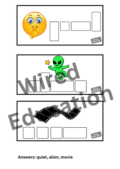 Diphthong Flash Cards