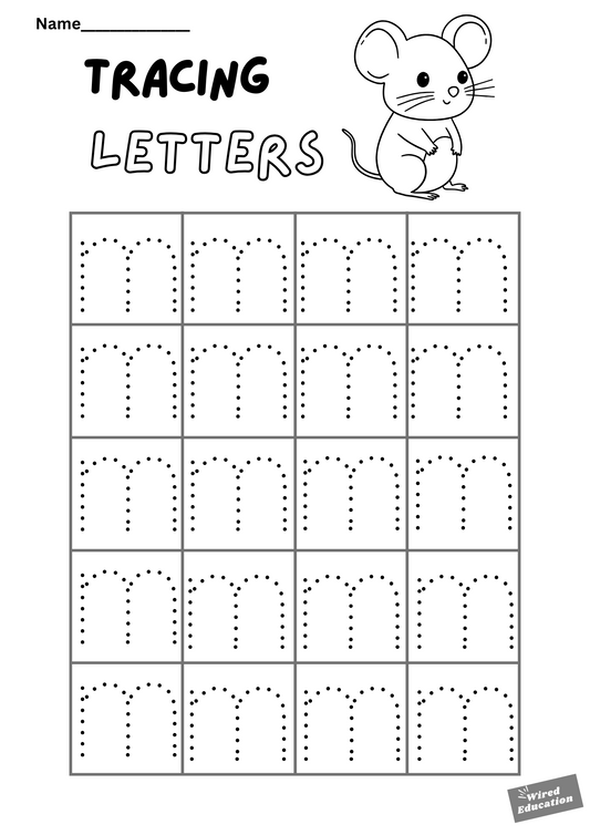 Letter tracing m