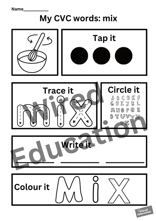 My CVC words - mix
