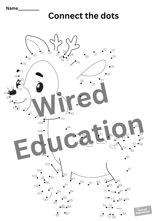 Reindeer connect the dots