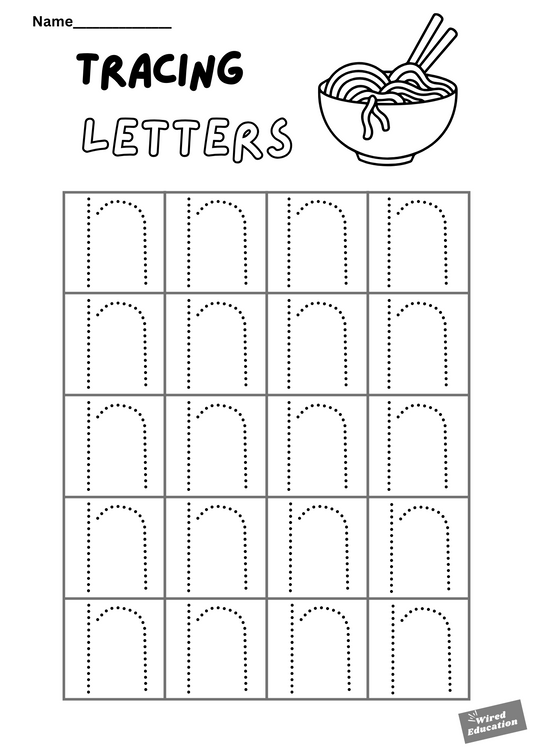 Letter tracing n
