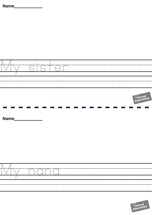 Starter Sentences
