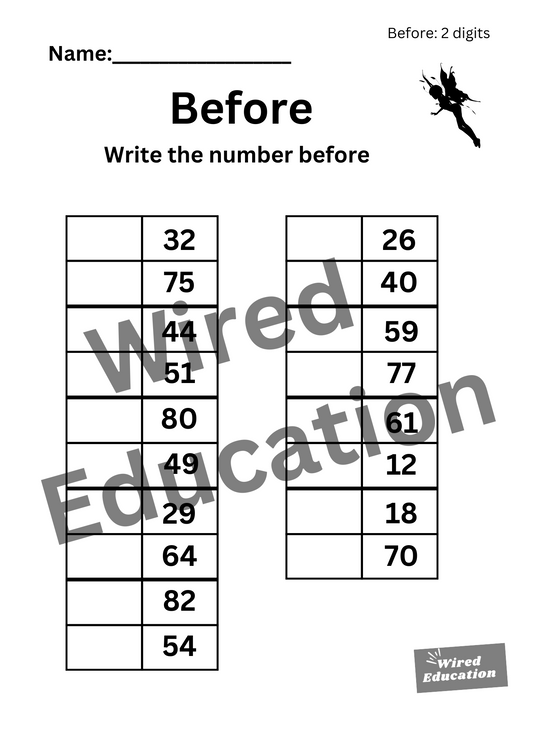 Numbers Before (2 digits)