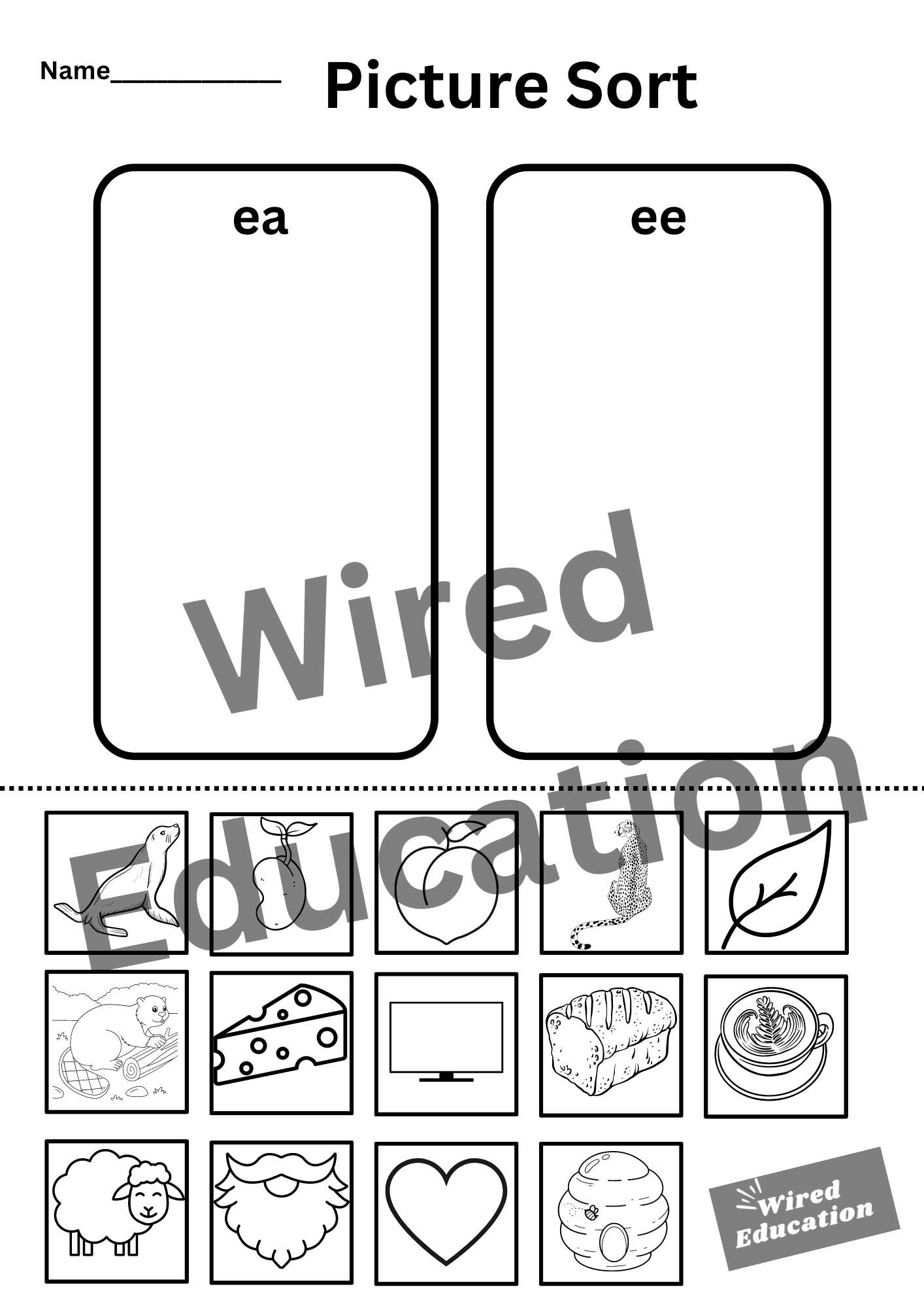 ea/ee picture sort