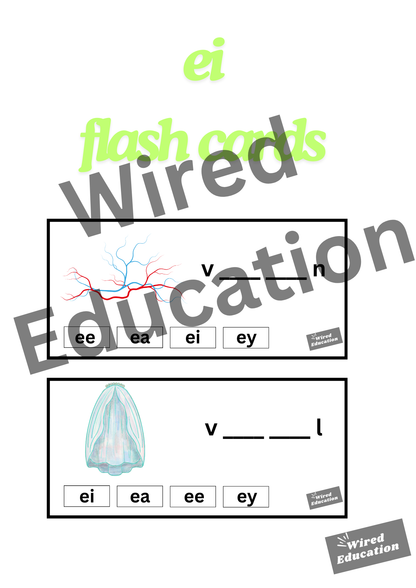 ei flash cards