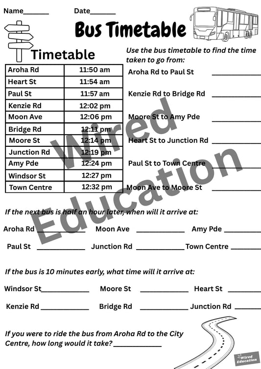 Bus Timetable