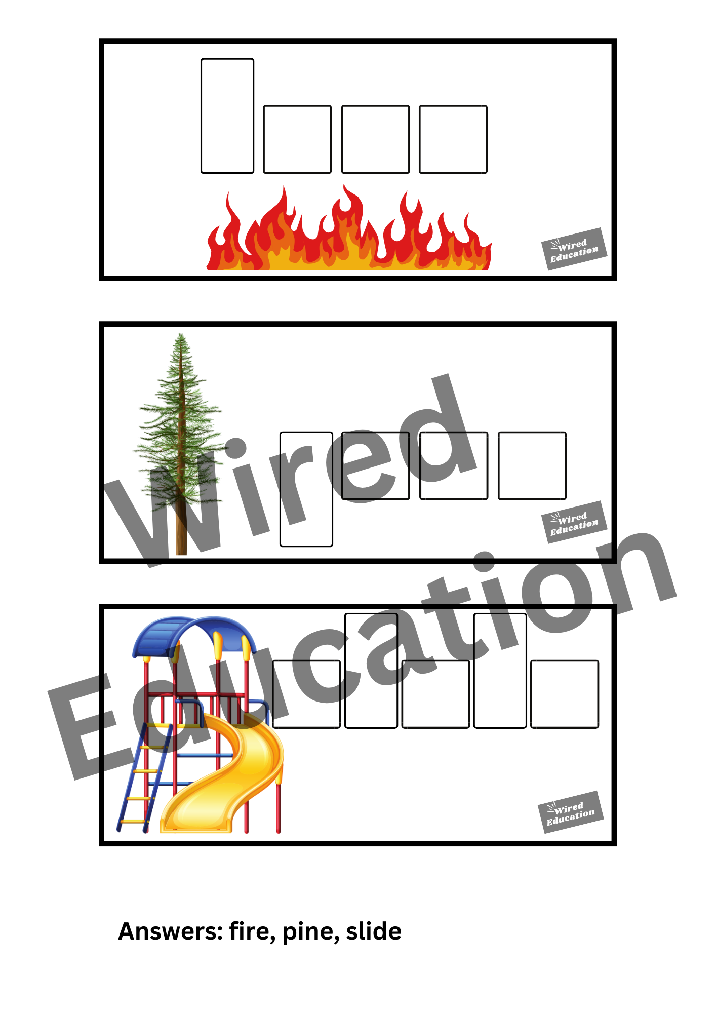 Diphthong Flash Cards