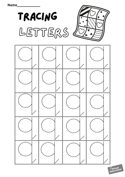 Letter tracing q