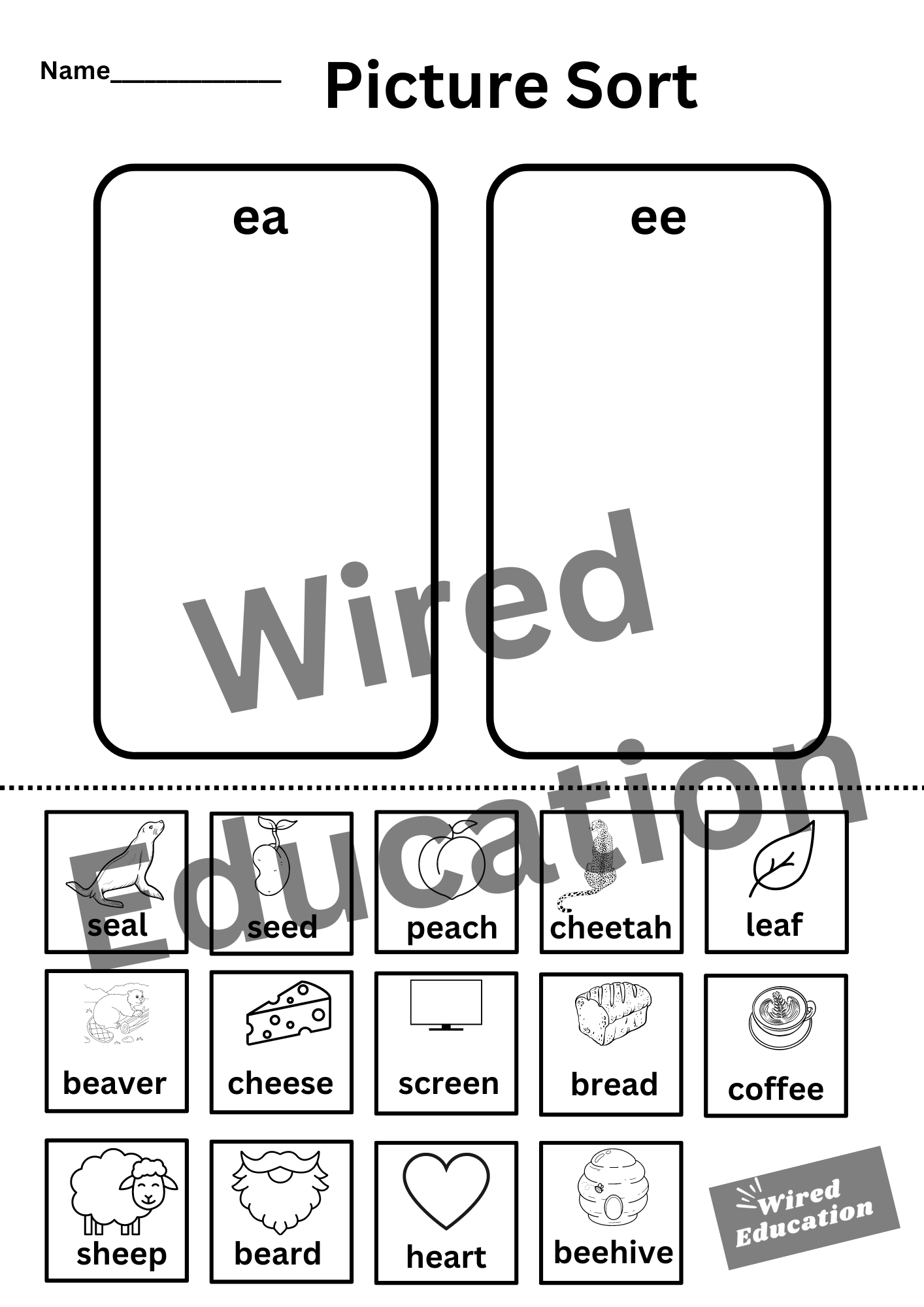 ea/ee picture sort