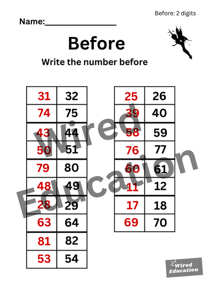 Numbers Before (2 digits)